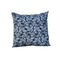 Black & White Floral Throw Pillow Cover front view