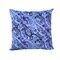 Purple & White Paisley Floral Throw Pillow Cover front view