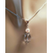 rock crystal and pearl pendant necklace