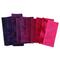 Shades of pink and purple scrap bundle, hand dyed quilting cotton