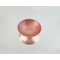 Tiny clear transparent enamel on textured Copper Trinket Dish Ring Dish