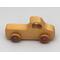 Wood Toy Truck, Handmade and Finished with Shellac and Metallic Saphire Blue Acrylic Paint, Pickup from the Play Pal Collection