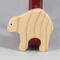 This wooden toy bear is a part of my Itty Bitty Animals Collection and has been handmade in America. It is unfinished, freestanding, and can be stacked. The toy is made using traditional woodworking tools, sanded smooth, and is ready to be painted.