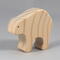 This wooden toy bear is a part of my Itty Bitty Animals Collection and has been handmade in America. It is unfinished, freestanding, and can be stacked. The toy is made using traditional woodworking tools, sanded smooth, and is ready to be painted.
