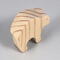 This wooden toy bear is a part of my Itty Bitty Animals Collection and has been handmade in America. It is unfinished, freestanding, and can be stacked. The toy is made using traditional woodworking tools, sanded smooth, and is ready to be painted.