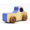 Wood Toy Truck, Handmade and Finished with Amber Shellac, Baby Blue, and Metallic Sapphire Blue Paint From My Play Pal Collection