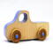 Wood Toy Truck, Handmade and Finished with Amber Shellac, Baby Blue, and Metallic Sapphire Blue Paint From My Play Pal Collection