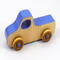 Wood Toy Truck, Handmade and Finished with Amber Shellac, Baby Blue, and Metallic Sapphire Blue Paint From My Play Pal Collection