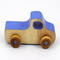 Wood Toy Truck, Handmade and Finished with Amber Shellac, Baby Blue, and Metallic Sapphire Blue Paint From My Play Pal Collection