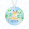 Personalized Deer Christmas Ornament