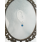 Petite Blue Enamel and Sterling Dangle Earrings