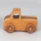 Handmade wooden toy pickup truck handmade from oak, poplar, and birch hardwoods with a satin polyurethane finish from my Play Pal Collection.