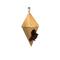 Handmade Wood Birdhouse Ornament Collectable Christmas Tree Ornament shapeed like a Christmas tree. Made from select-grade hardwoods, hand-sanded, and finished with a custom blend of oils and waxes using traditional woodworking tools.