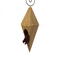 Handmade Wood Birdhouse Ornament Collectable Christmas Tree Ornament shapeed like a Christmas tree. Made from select-grade hardwoods, hand-sanded, and finished with a custom blend of oils and waxes using traditional woodworking tools.