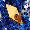 Handmade Wood Birdhouse Ornament Collectable Christmas Tree Ornament shapeed like a Christmas tree. Made from select-grade hardwoods, hand-sanded, and finished with a custom blend of oils and waxes using traditional woodworking tools.
