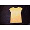 Youth Size 6 Gold-Sparkle Flower shirt - Yellow & Orange