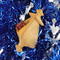 Handmade Wood Birdhouse Ornament Collectable Christmas Tree Ornament shapeed like a Christmas tree. Made from select-grade hardwoods, hand-sanded, and finished with a custom blend of oils and waxes using traditional woodworking tools.
