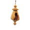 Handmade Wood Birdhouse Ornament Collectable Christmas Tree Ornament shapeed like a Christmas tree. Made from select-grade hardwoods, hand-sanded, and finished with a custom blend of oils and waxes using traditional woodworking tools.
