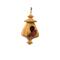 Handmade Wood Birdhouse Ornament Collectable Christmas Tree Ornament shapeed like a Christmas tree. Made from select-grade hardwoods, hand-sanded, and finished with a custom blend of oils and waxes using traditional woodworking tools.