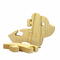 Handmade wooden baby bear cub puzzle, finished with mineral oil and beeswax. Perfect for small children's first puzzle.