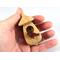 Handmade Wood Birdhouse Ornament Collectable Christmas Tree Ornament shapeed like a Christmas tree. Made from select-grade hardwoods, hand-sanded, and finished with a custom blend of oils and waxes using traditional woodworking tools.