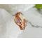 Copper and Opal Adjustable Ring