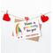 Rainbow Gnome Card for Valentine's Day, LGBTQ Galentine's Gift, Lesbian Gift Ideas