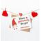 Printable Valentine's Day gnome card, You're my gnomey