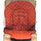 highchair cushion for Graco Duodiner older model or Blossom, replacement pad, deep rust on dark chocolate damask
