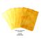 golden yellow quilting cotton bundle, hand dyed gradient fabric