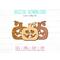 Halloween Pumpkin​ Earrings SVG Template File for Cutting Leather, Wood, or Acrylic.