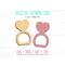Heart Napkin Ring SVG Template File for Cutting Wood or Acrylic.