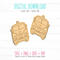 Retro Van Earrings SVG Laser Cut and Score File