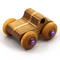 This handmade wood toy truck is a unique and durable addition to any child's playroom. Made from three laminations of oak and poplar hardwoods and finished with satin polyurethane, amber shellac, and metallic purple paint. This toy pickup truck will withstand rough-and-tumble play. With a focus on quality, each toy is carefully assembled and tested, with only the highest quality materials used in the construction process.