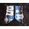 Size 1 Infant Socks - Black & Blue