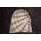 Knit Cap - Rose Pink & Green stripes