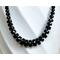 Vintage beaded necklace front