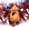 Birdhouse Christmas Tree Ornament Handmade
