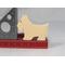 Handmade Wood Toy Scottie Dog Cutout Unpainted, Paintable,  Ready To Paint, And Freestanding from Itty Bitty Animal Collection