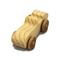 A small handmade wooden toy car hand-finished with a custom blend of mineral oil and waxes.