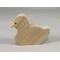 Toy Duck Cutout Handmade Unfinished Unpainted Freestanding, Stackable Paintable From My Itty-Bitty Animal Collection