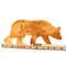 Handmade Wooden Toy Bear Puzzle a freestanding puzzle consisting of 15 interlocking wooden pieces.