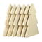 Handmade Wood Christmas Tree Cutout Unfinished Freestanding Sanded Paintable and Ready to Paint for Crafts and Decoration