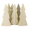 Handmade Wood Christmas Tree Cutout Unfinished Freestanding Sanded Paintable and Ready to Paint for Crafts and Decoration
