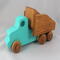 Handmade Wooden Toy Dump Truck, Painted in Your Choice of Colors, From My Easy 5 Truck Fleet Collection