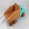 Handmade Wooden Toy Dump Truck, Painted in Your Choice of Colors, From My Easy 5 Truck Fleet Collection