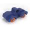 Toy Pickup Truck With Fat Fenders HandmaA handmade wooden toy pickup truck with large fenders, painted in nontoxic navy blue and metallic sapphire blue and finished with non-marring amber shellac on the wheels.de and Painted Navy Blue