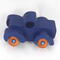 Toy Pickup Truck With Fat Fenders HandA handmade wooden toy pickup truck with large fenders, painted in nontoxic navy blue and metallic sapphire blue and finished with non-marring amber shellac on the wheels.made and Painted Navy Blue