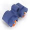 Toy Pickup Truck With Fat Fenders HandmA handmade wooden toy pickup truck with large fenders, painted in nontoxic navy blue and metallic sapphire blue and finished with non-marring amber shellac on the wheels.ade and Painted Navy Blue