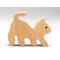 Toy Kitten Cutout Handmade Stackable Unfinished Unpainted Paintable and Ready To Paint From The Itty Bitty Animal Collection